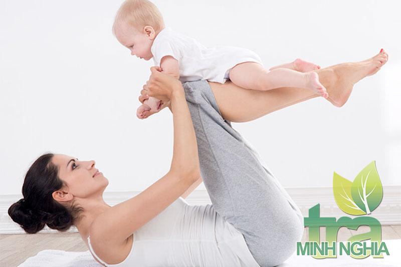 Giảm cân an toàn sau sinh bằng chè vằng