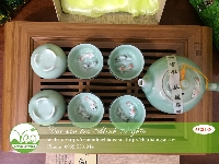  Bộ ấm chén hình cá 3D loại 2 cá