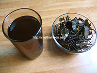 Nước chè vằng khi pha