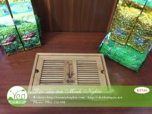 Khay trà tre chấn song KTV01