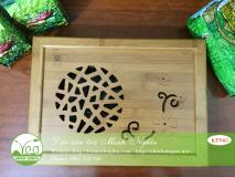 Khay trà tre tổ ong KTV05